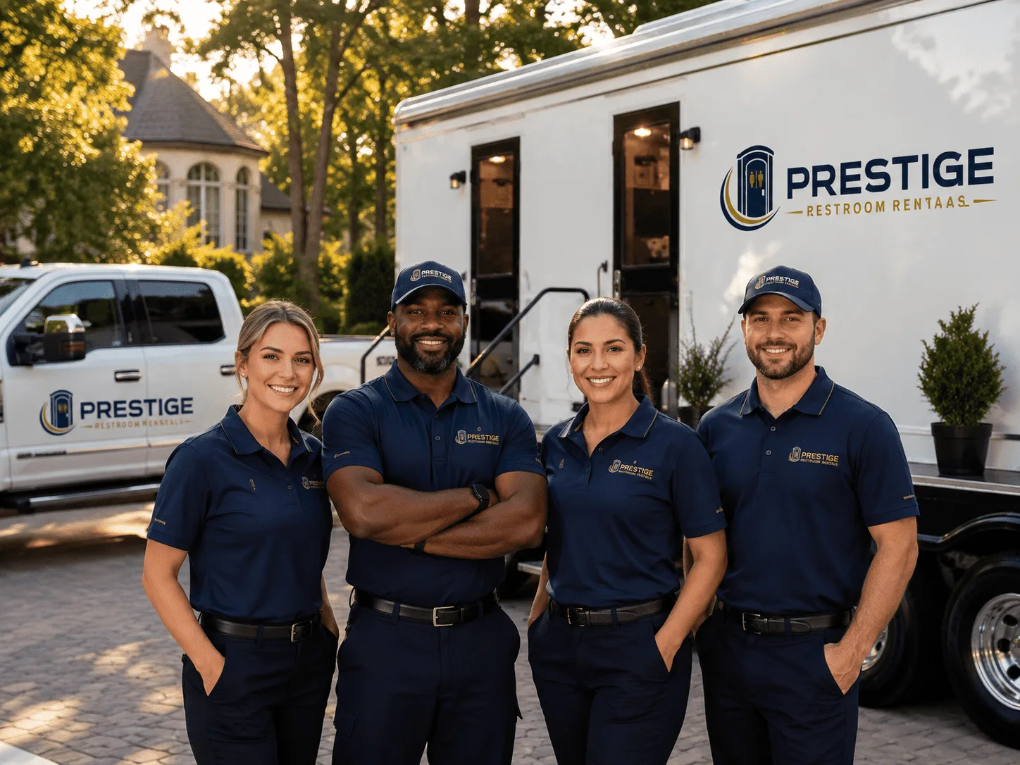 Trusted Luxury Portable Restrooms company in Randall, IA